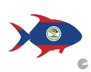 Belize Permit Die Cut Sticker-3" Fun Size