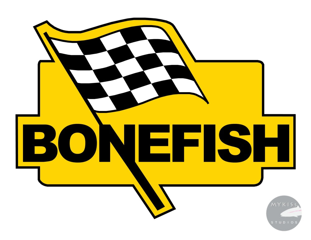 Bonefish Racing Sticker