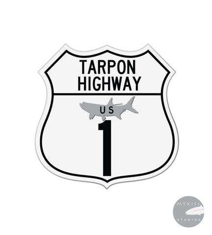Tarpon Highway Sticker 3X 3