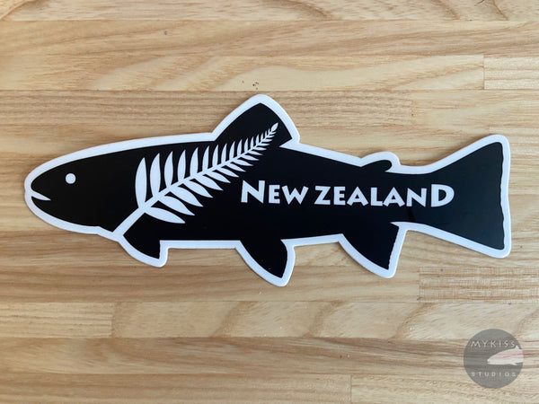 New Zealand Trout Sticker 6"