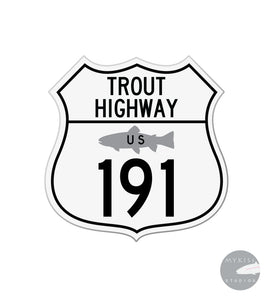 Trout Highway US 191 Gallatin Valley and Yellowstone National Park
