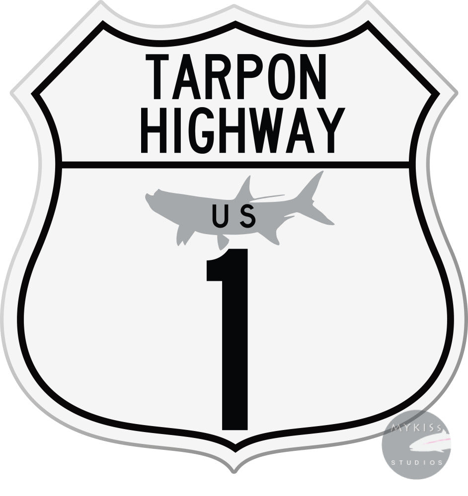 Tarpon Highway Sticker 5X 5