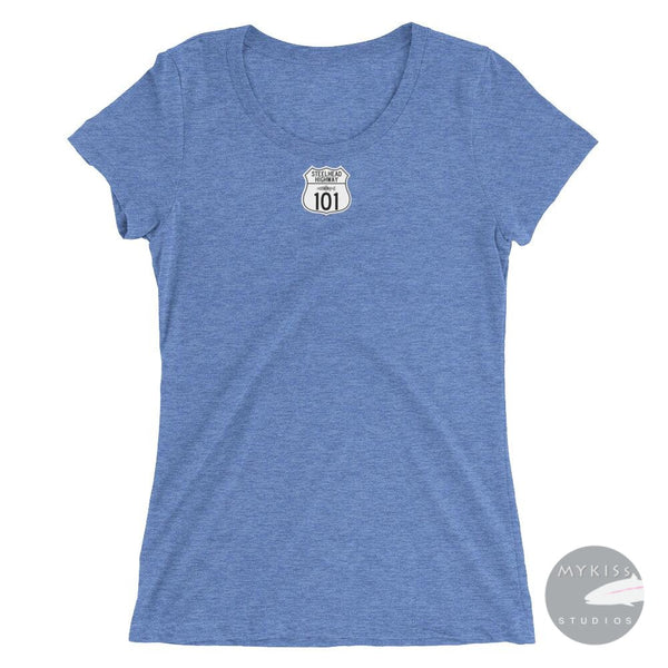 Steelhead Highway Womens T-Shirt Blue Triblend / S Ladies Shirt