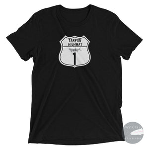Slim Fit Limited Tarpon Highway T-Shirt Aqua Triblend / Xs